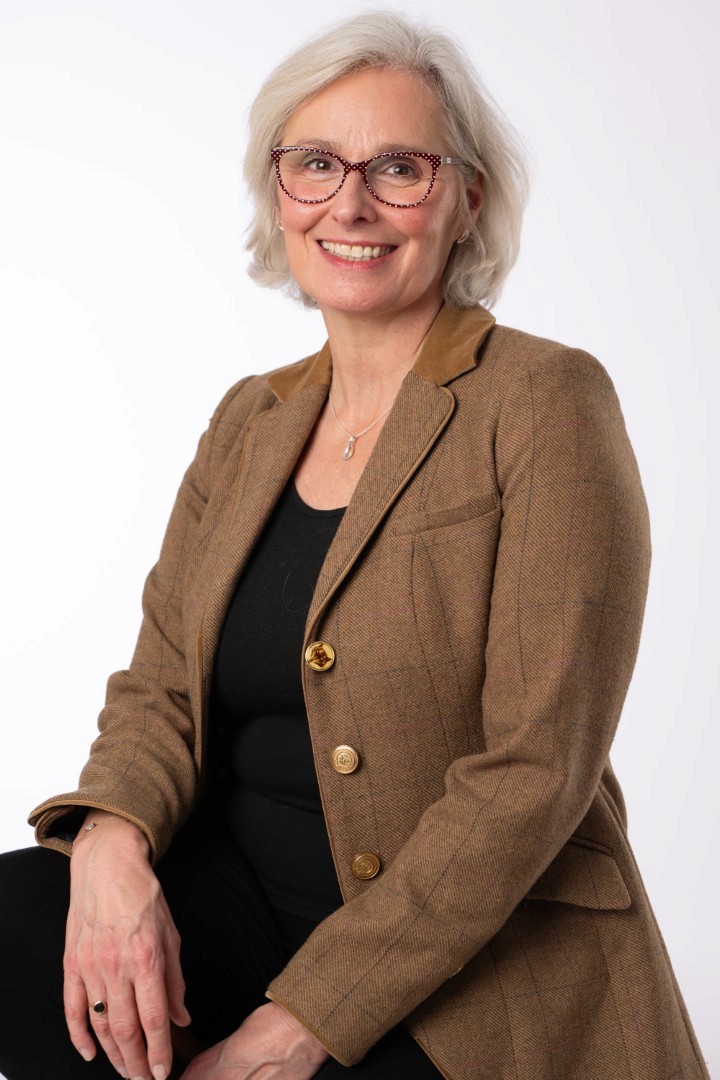 A woman having her portrait taken. 