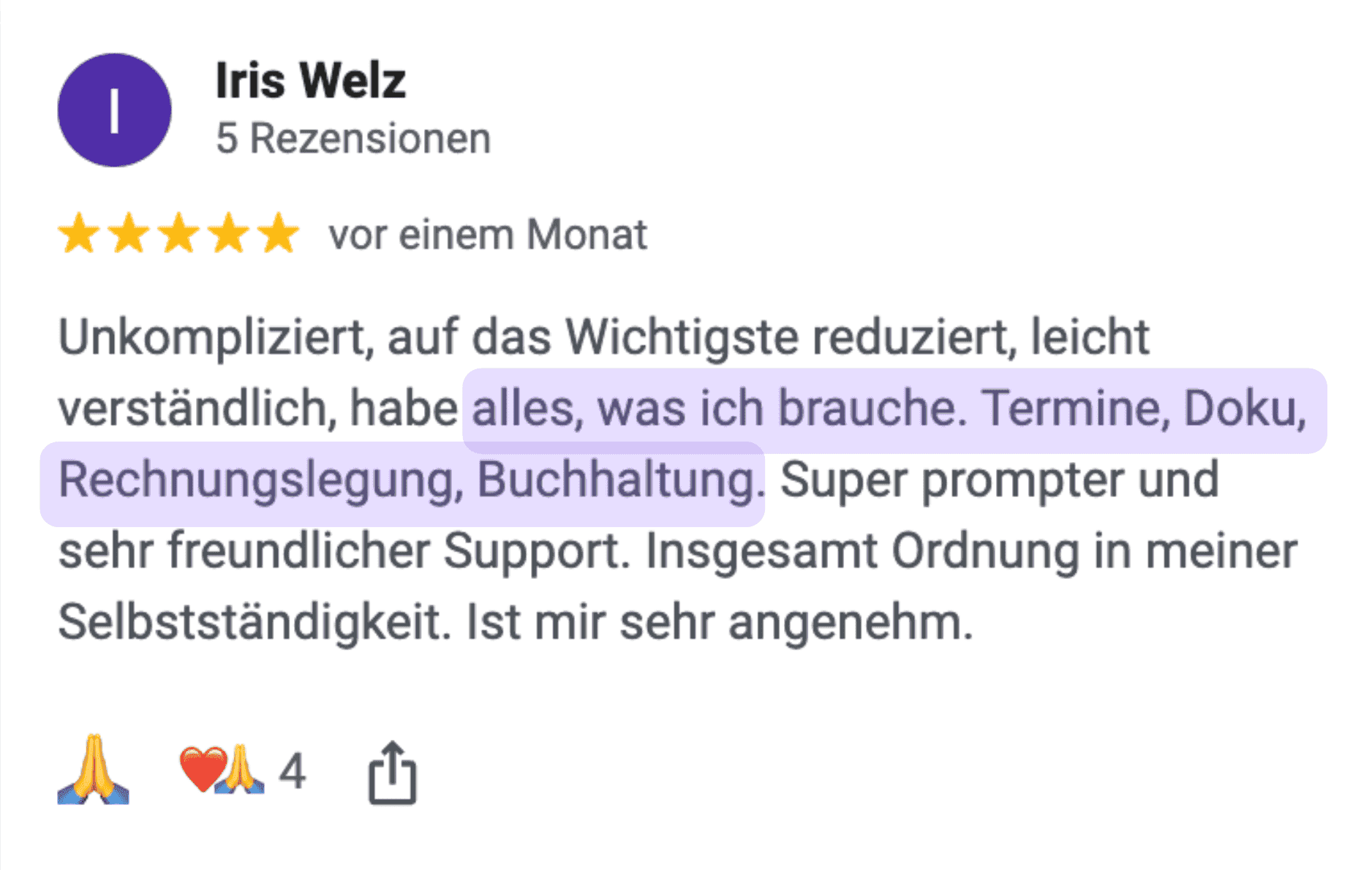 Rezension von Iris Welz