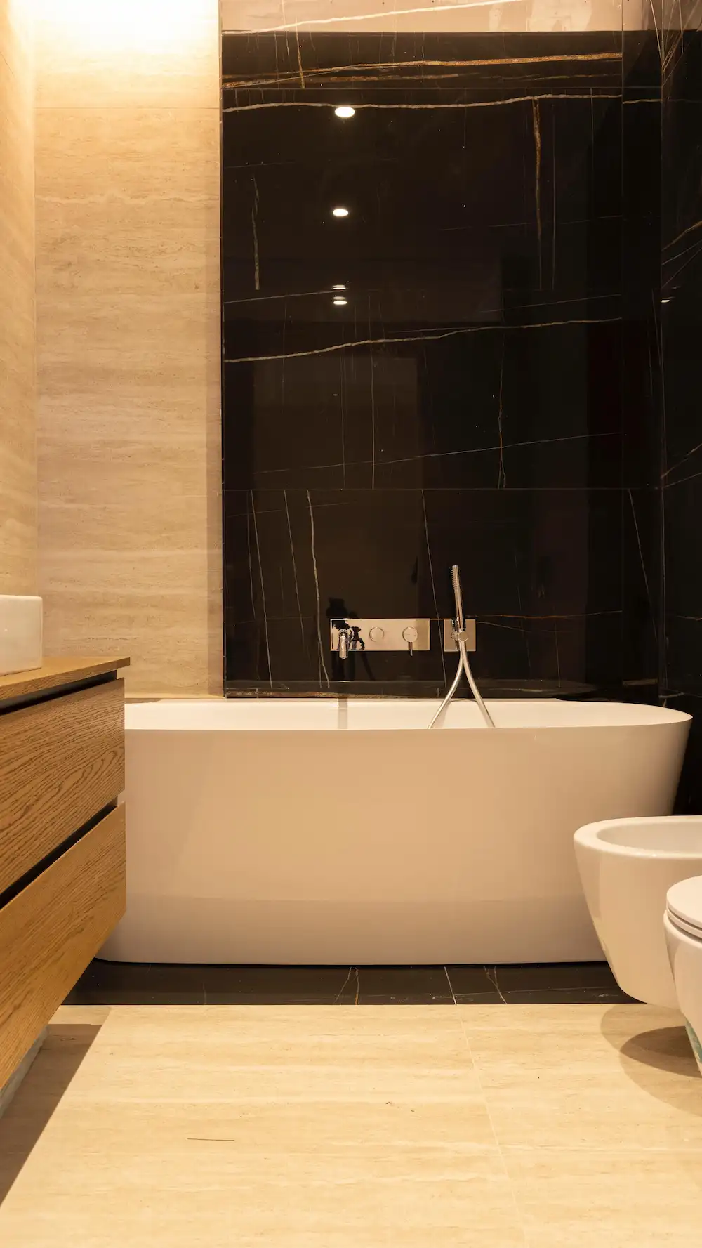 vasca da bagno esterna di lusso