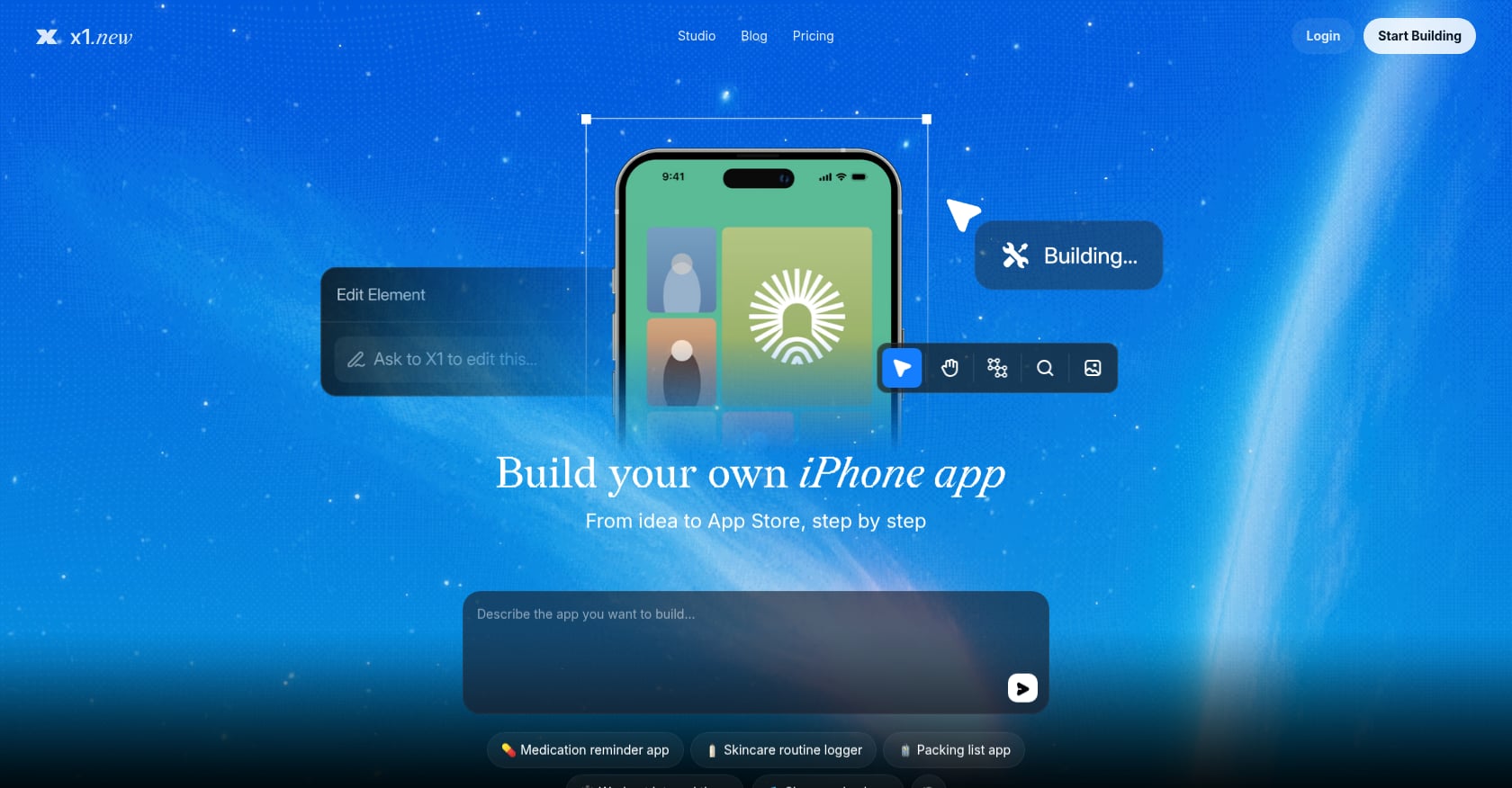 x1 Screenshot