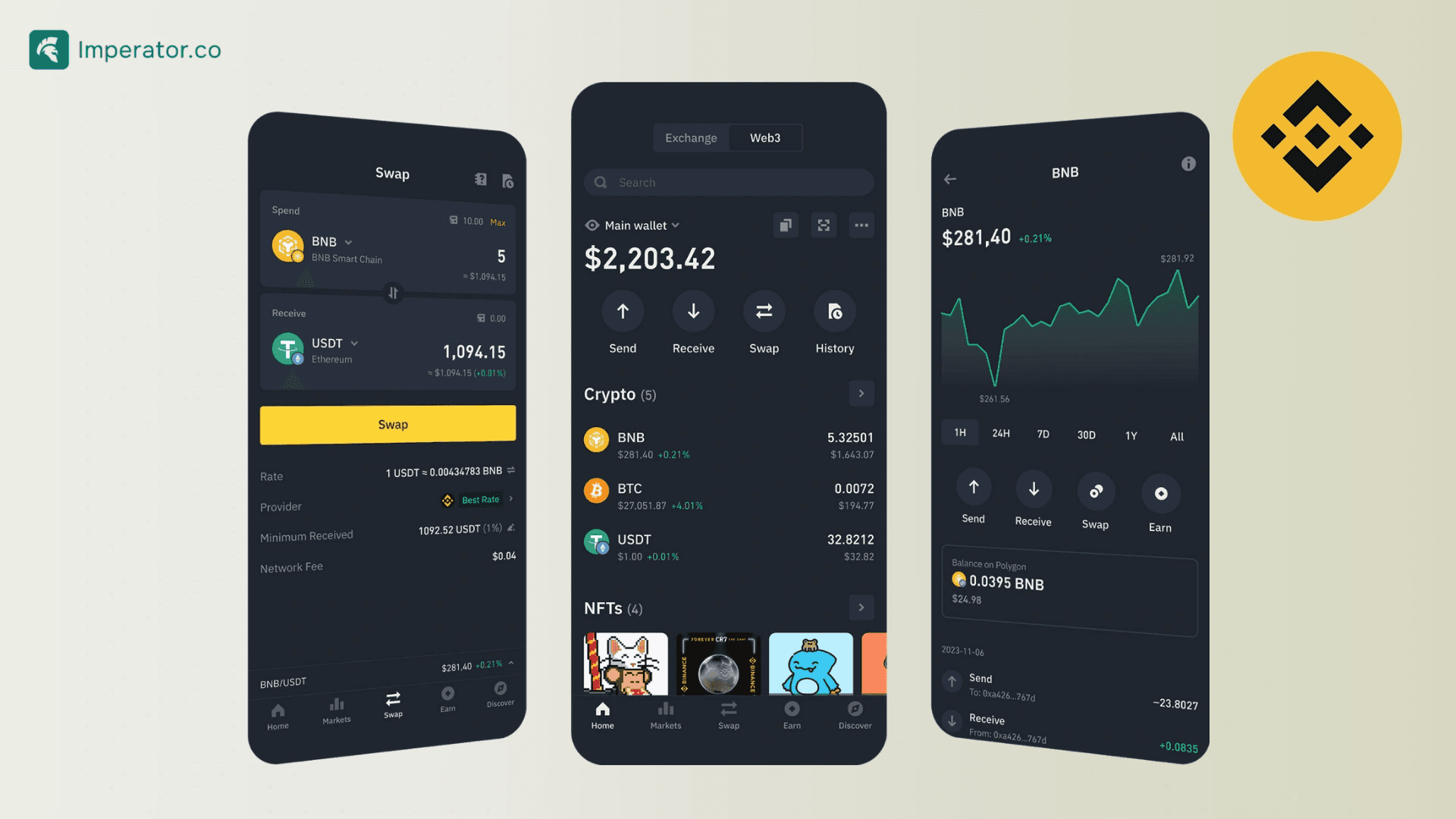 binance web3 wallet for bsc wallet