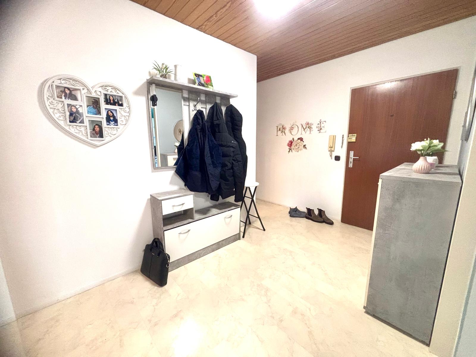 dark interior with stairs