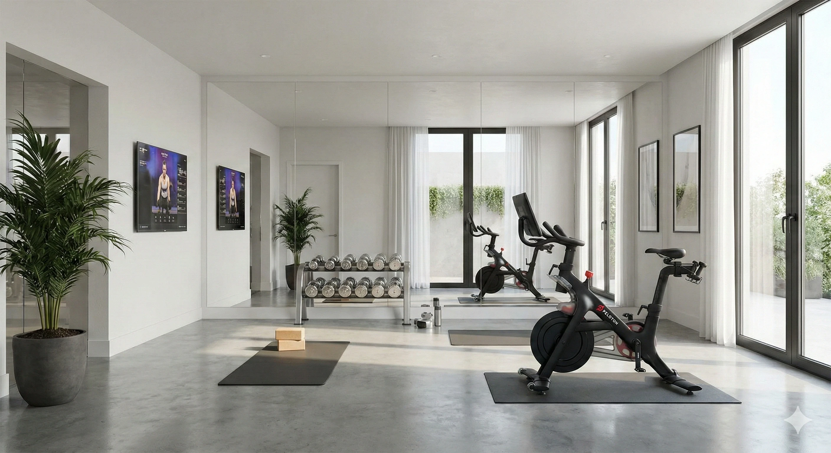 Home Gym Virtual Staging