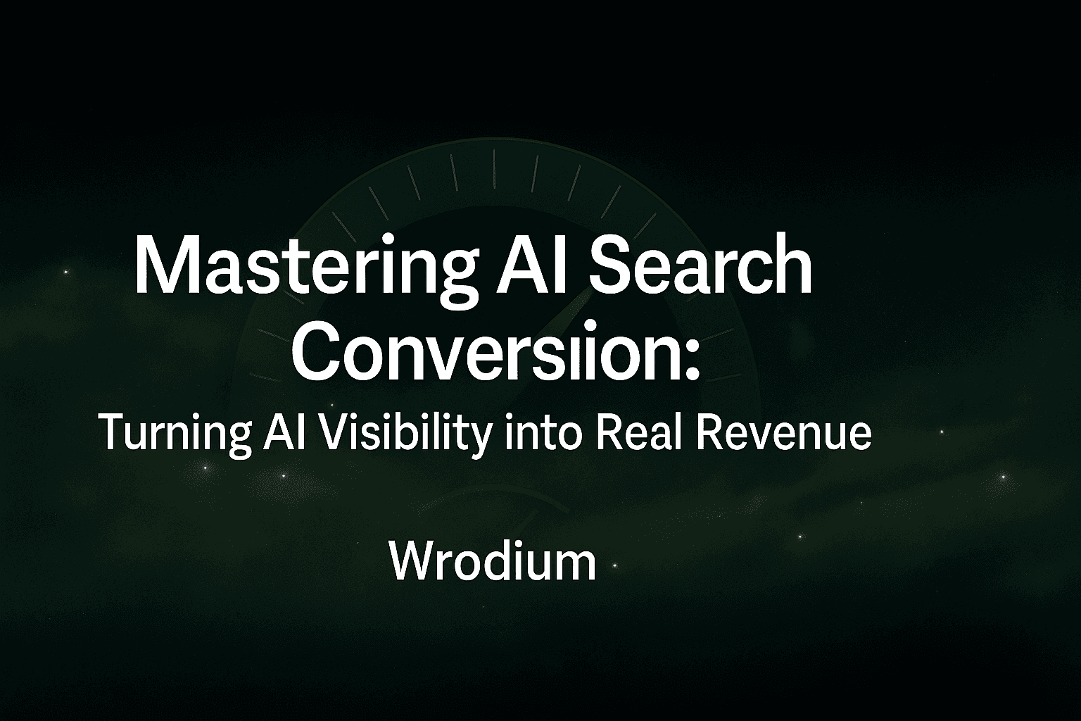 Turning ChatGPT Visiblity into Real Revenue