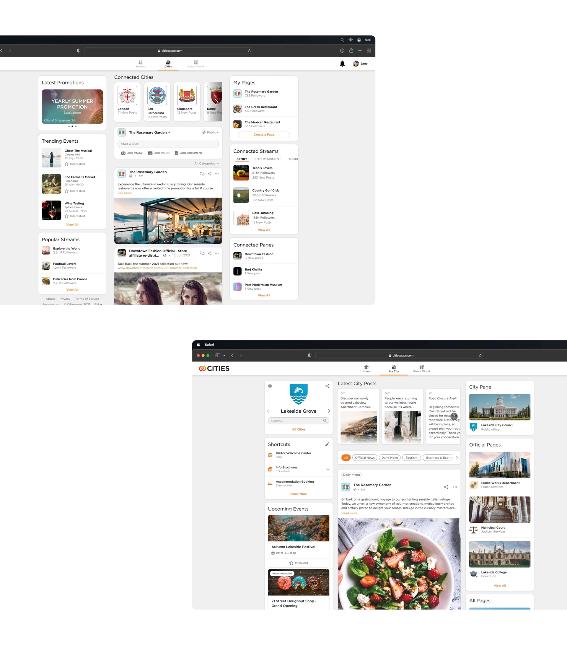 A comparison of similarities between an early "Look Dev" design and a final shipped design.
