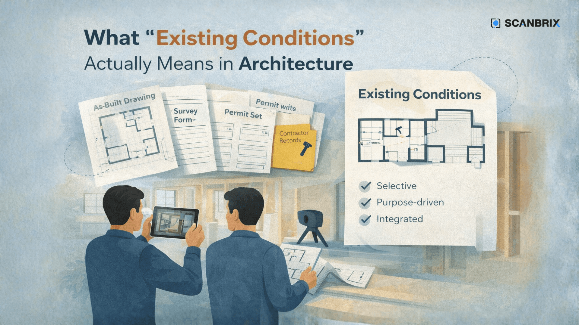 The Modern Existing Conditions Workflow for Architects (From Site Visit to CD Set)