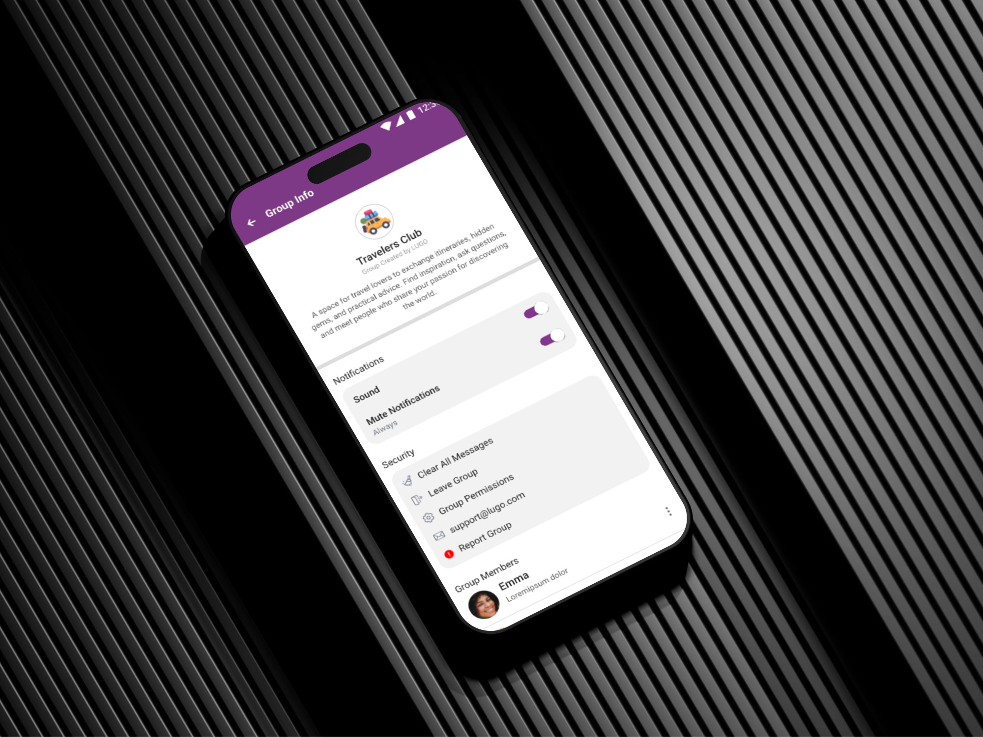 a cell phone on a bench