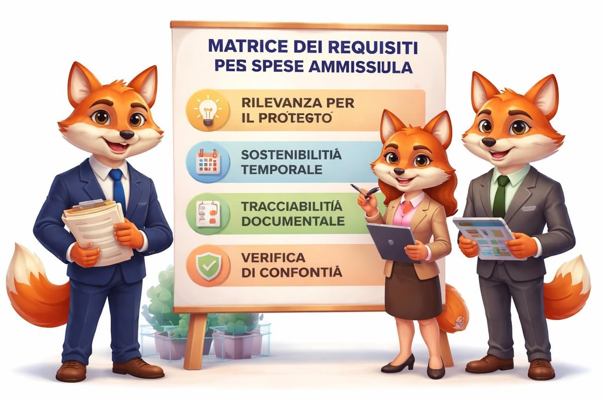 Criteri di ammissibilità spese