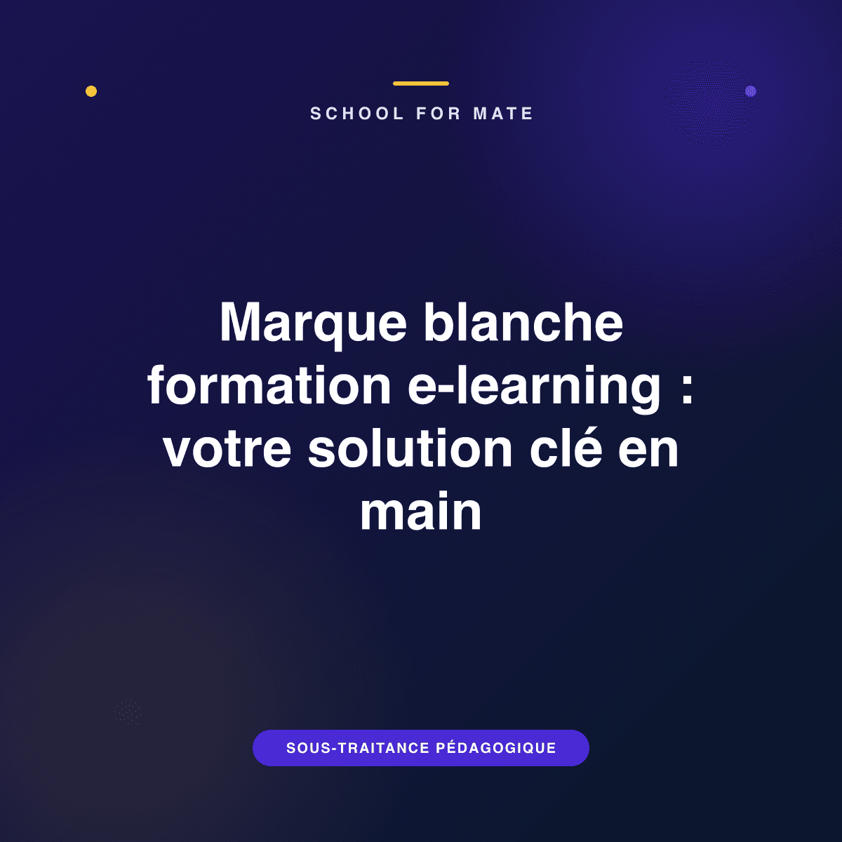 Illustration : Marque blanche formation e-learning : votre solution clé en main