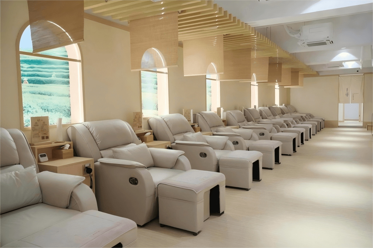 尖沙咀千尋按摩照明設計：暖光紙屏放鬆氛圍Massage parlor lighting Tsim Sha Tsui Qianxun: warm LEDs for serene ambiance