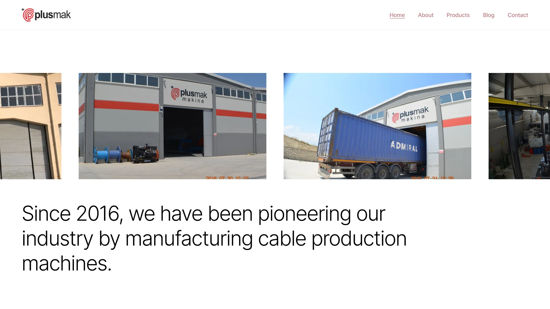Website mockup about