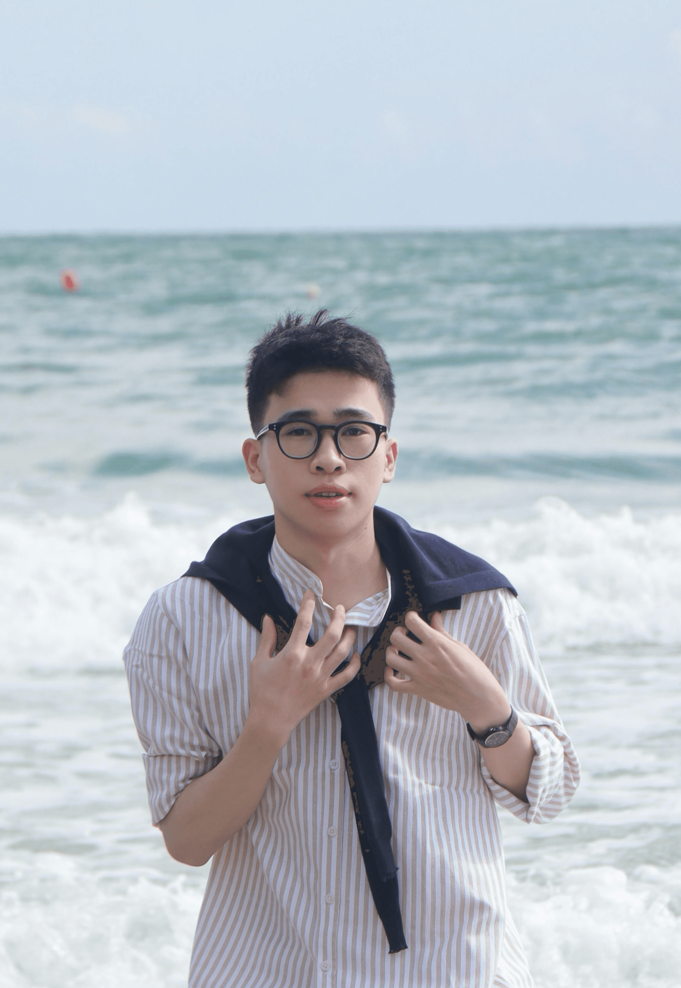 Portrait of portfolio creator – front view