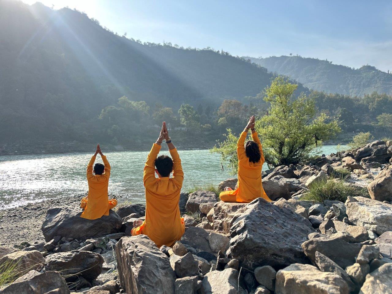 yoga near ganga