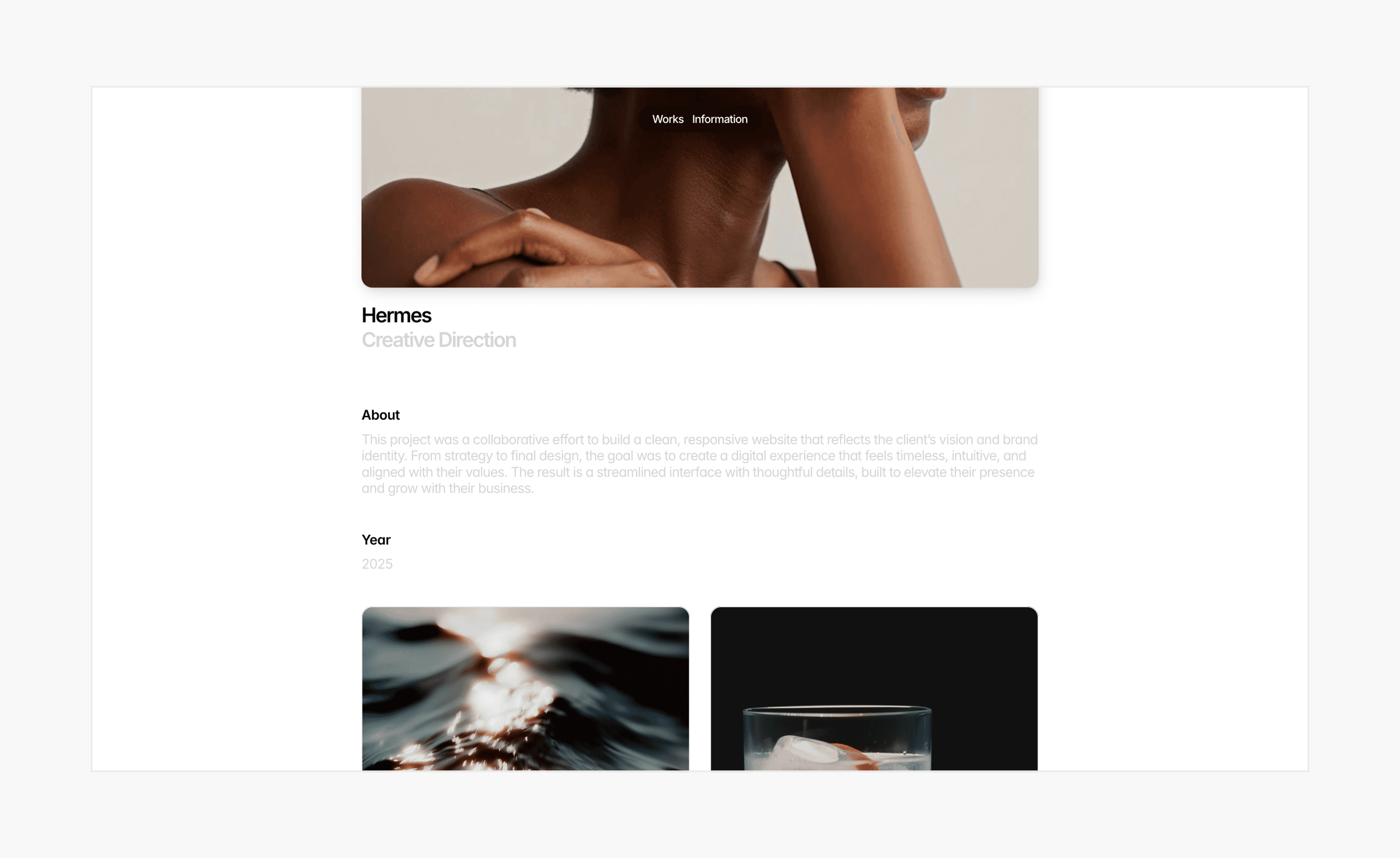 This Framer template offers a minimal approach to web design — balancing whitespace, hierarchy, and motion to create a calm and focused user experience. Ideal for portfolios, creative studios, and digital brands, it’s built for speed, clarity, and customization. Every section is structured to highlight imagery, copy, and interaction with subtle precision.