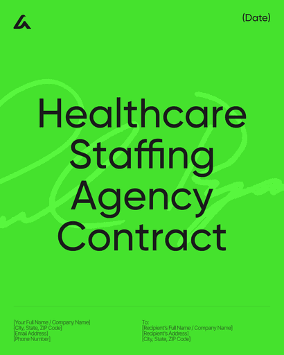 Healthcare Staffing Agency Contract