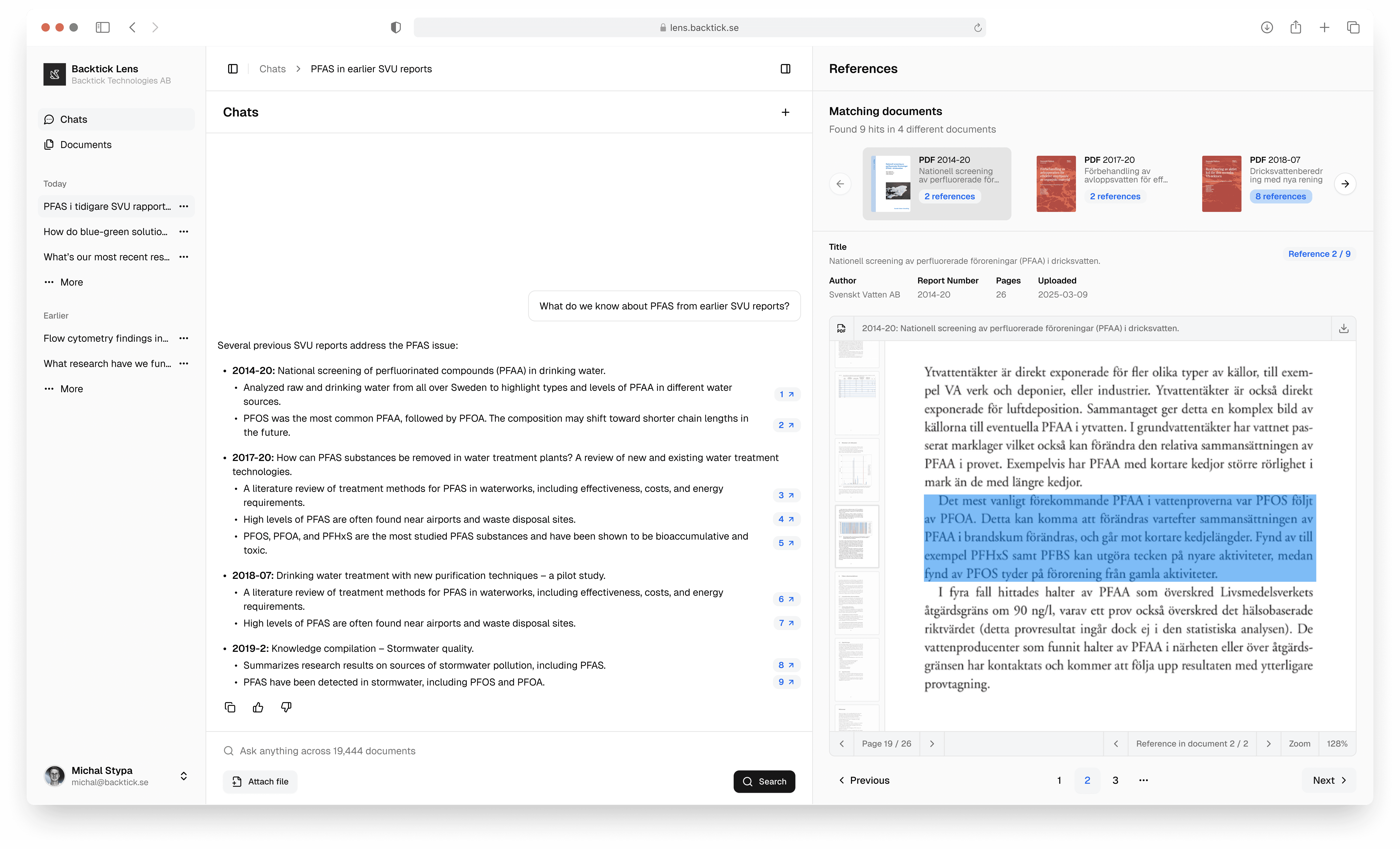 Backtick Lens - Document View