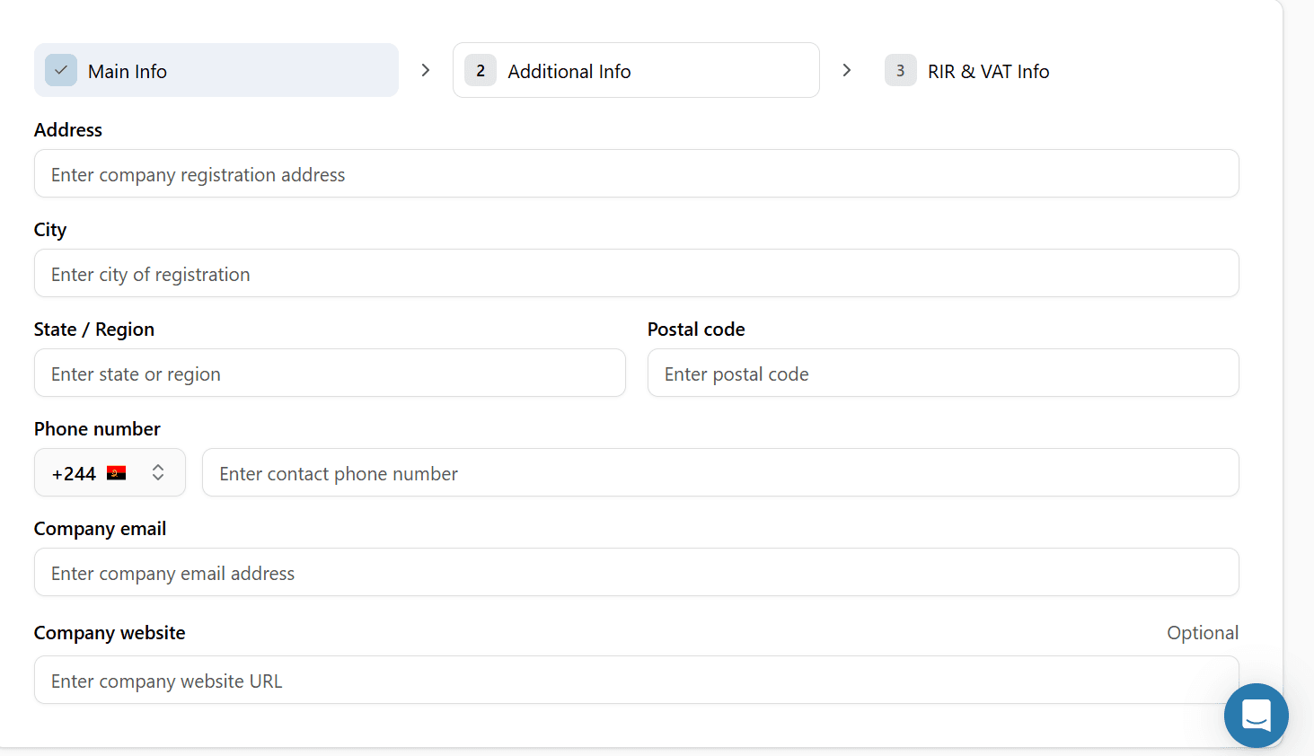 how to create company / IPbnb