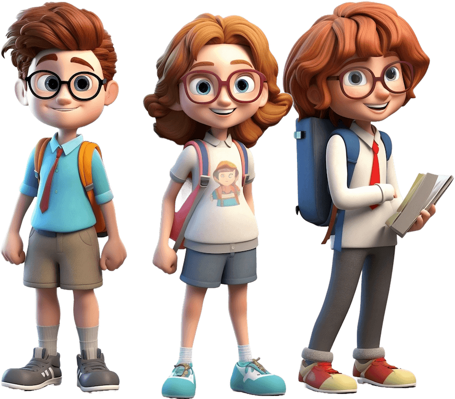 Happy Students at 7+ Academy