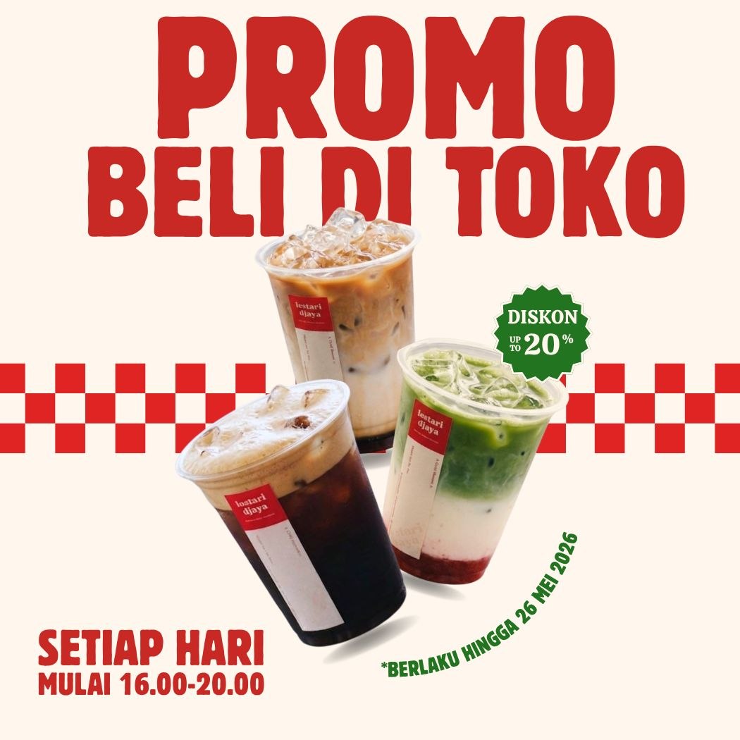 Kopi lestari djaya promo beli di toko