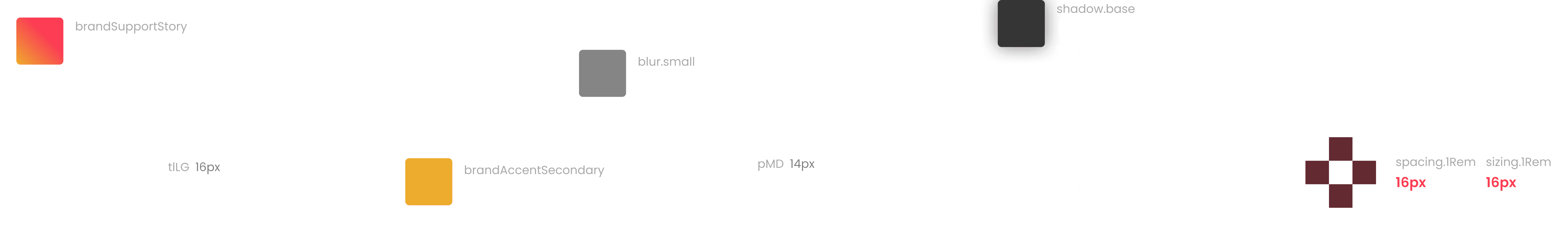 M88.io's design system detailed atoms