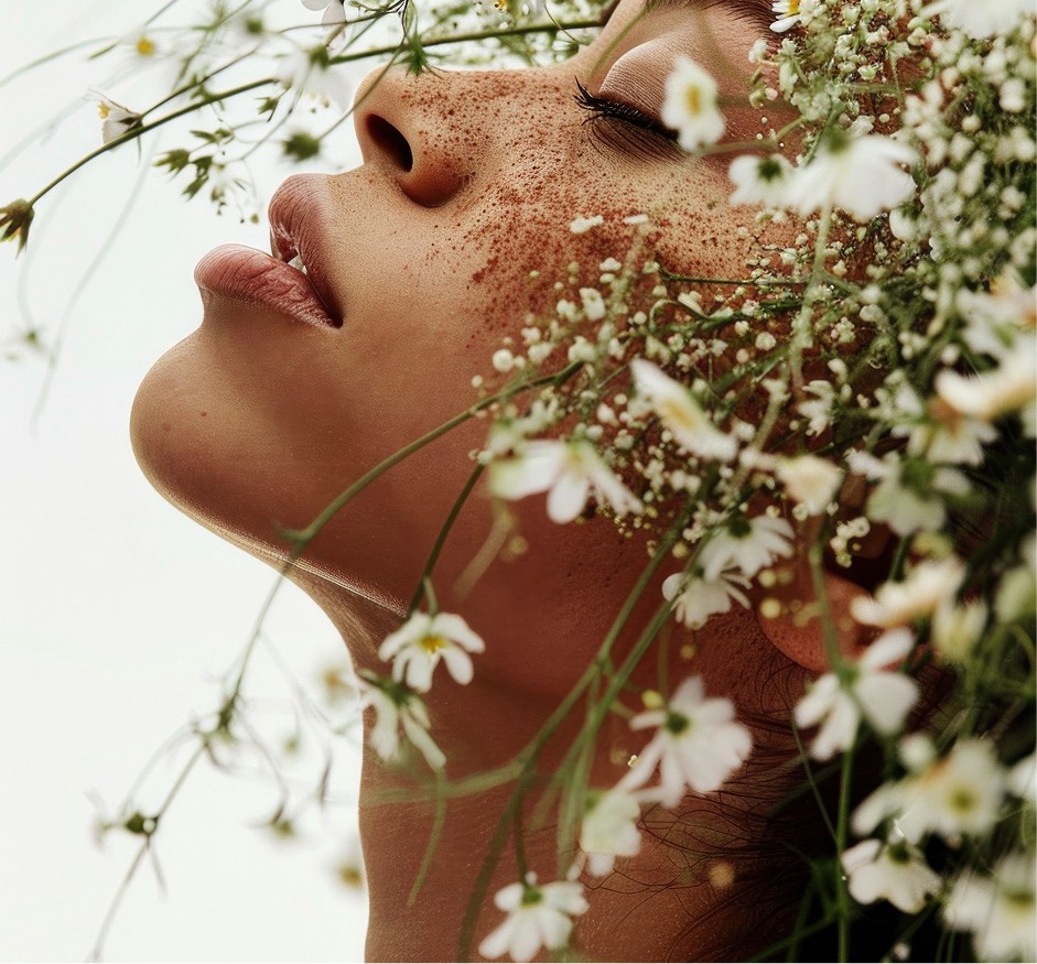 a woman having a nice and healthy skin