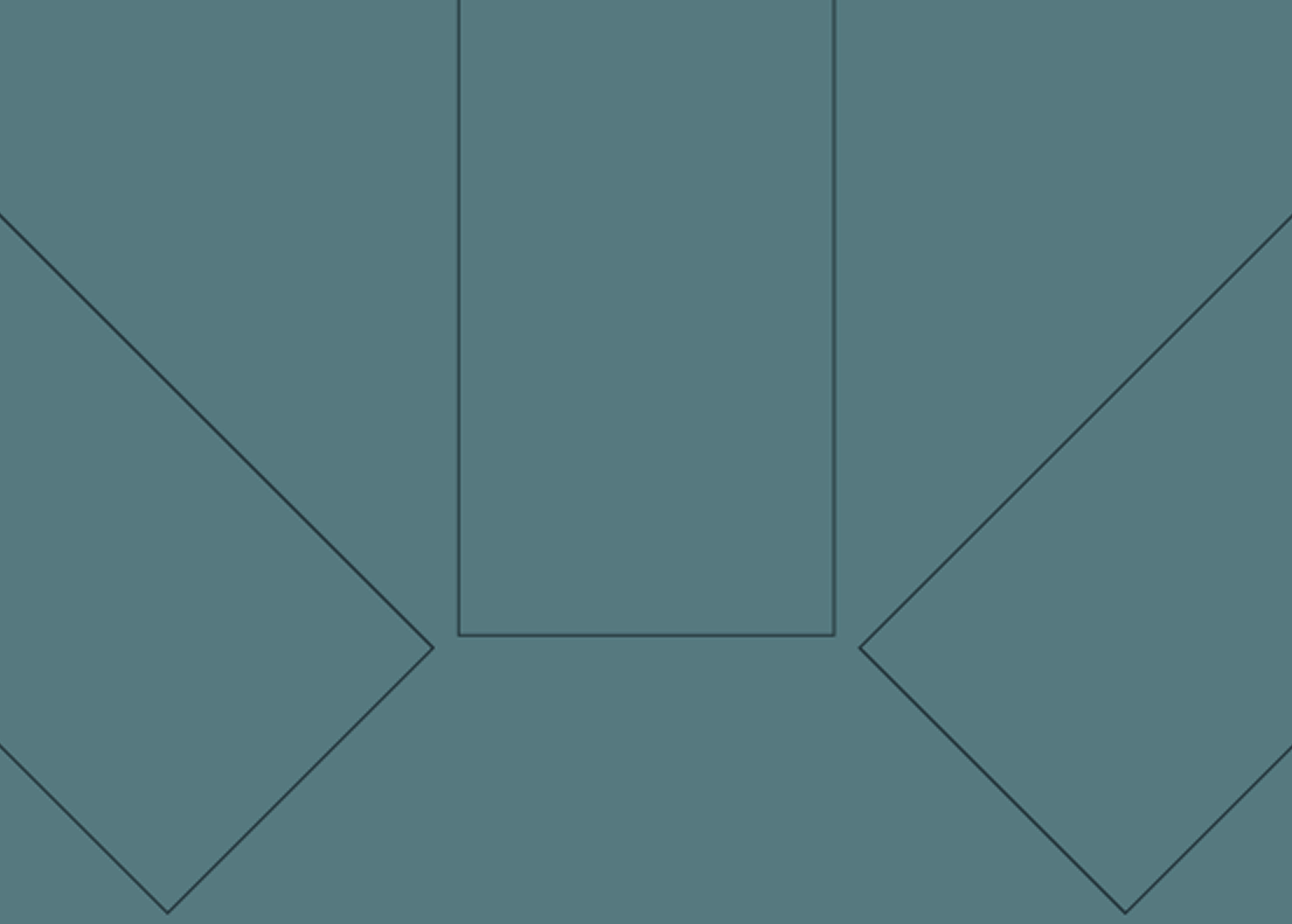 Geometric brand illustration with lime green shapes