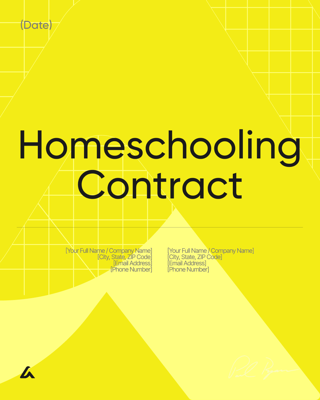 Homeschooling Contract