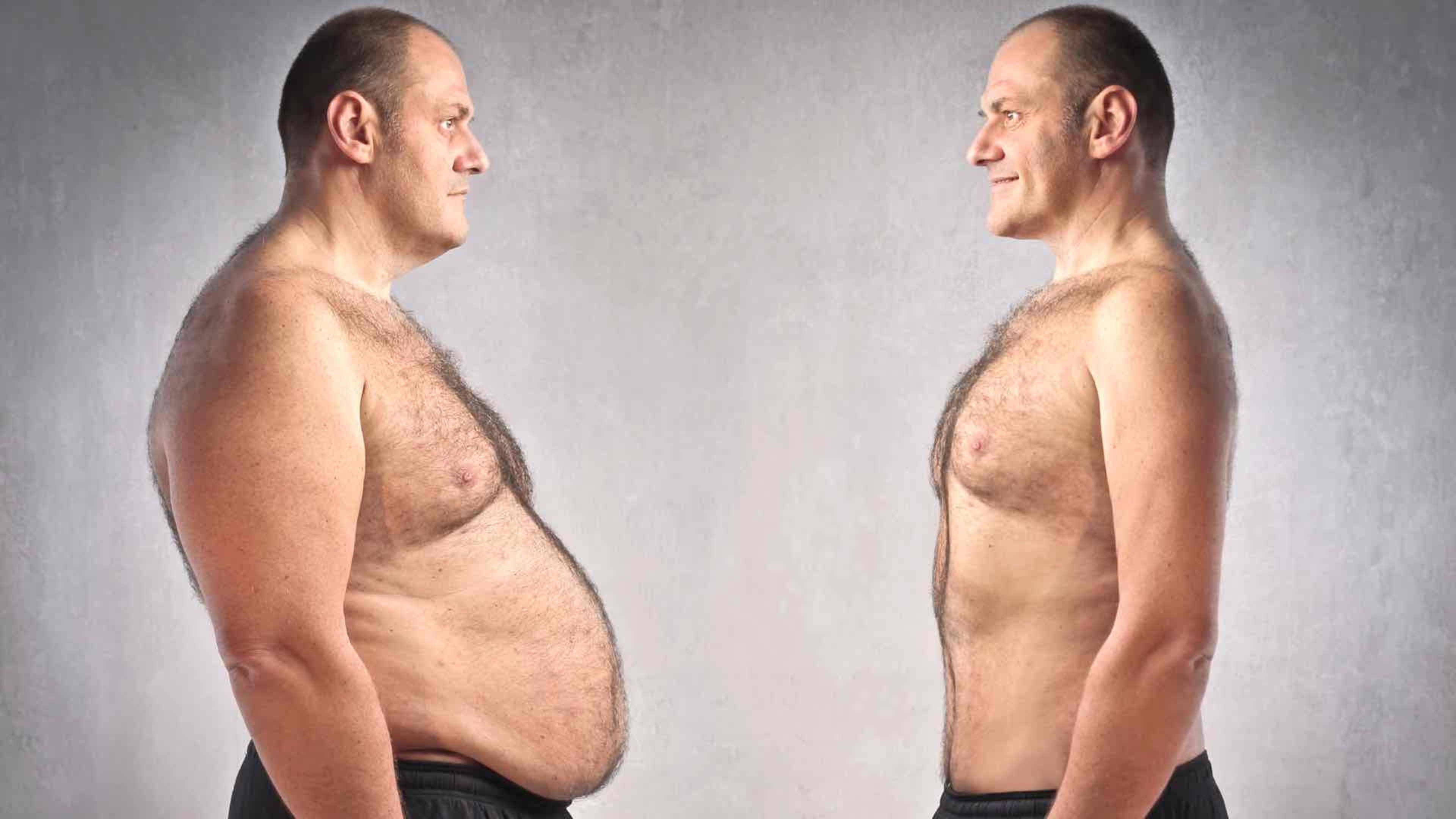 fat vs fit man