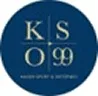 Logo featuring the letters K, S, O, and the number 99 in a circular design with a dark blue background.