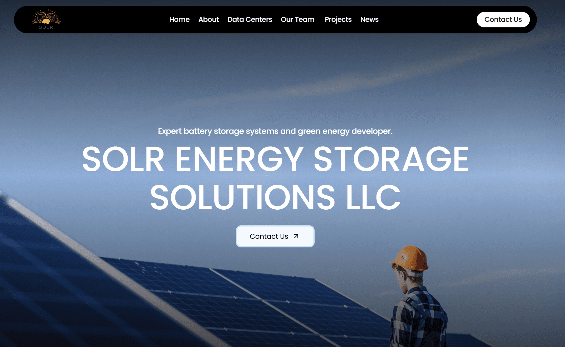 Solomaze Hero section