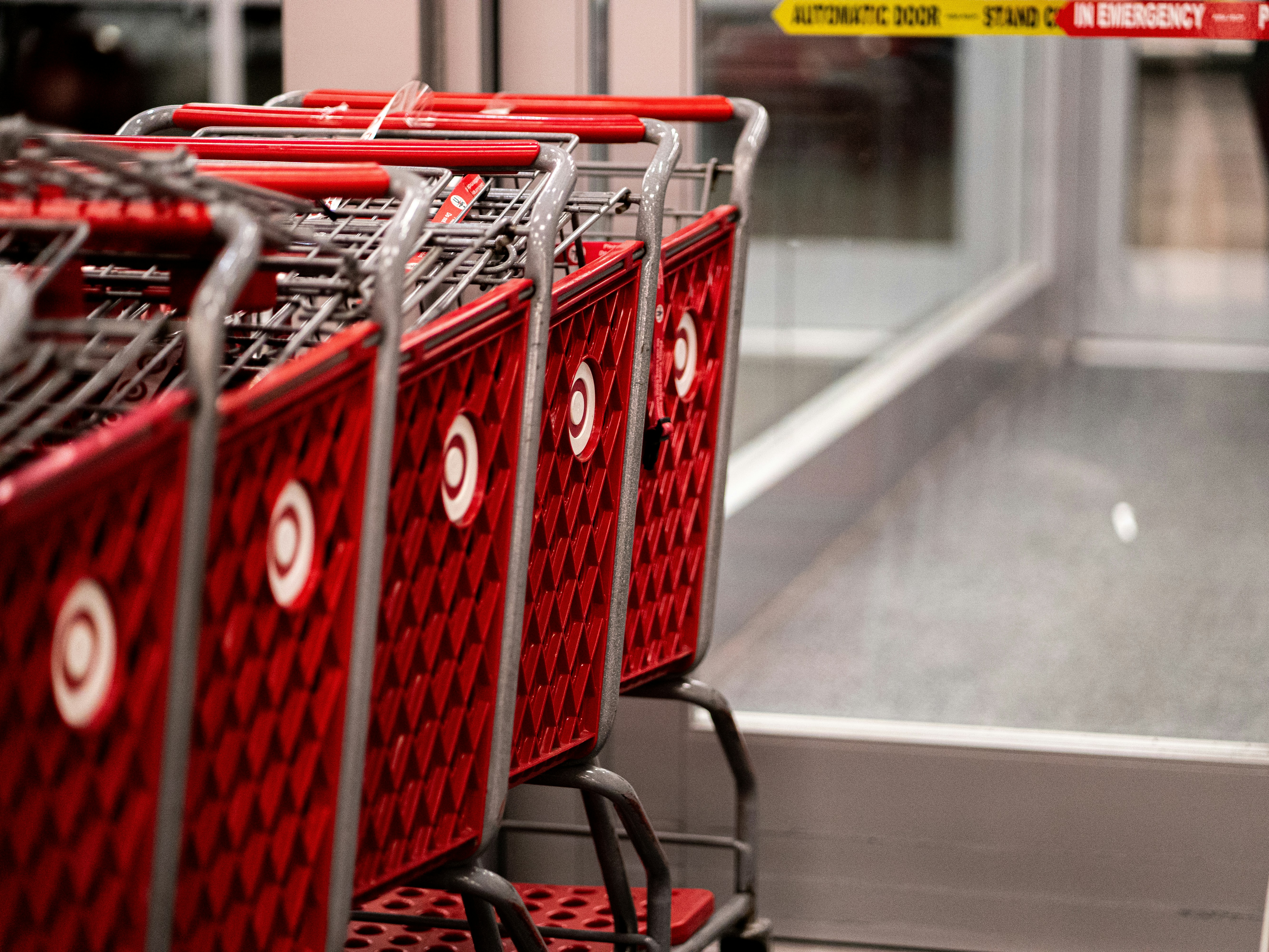 Image of Target shopping carts