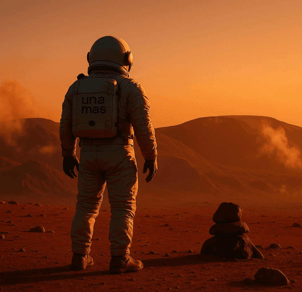 unamas.io - astronaut on mars