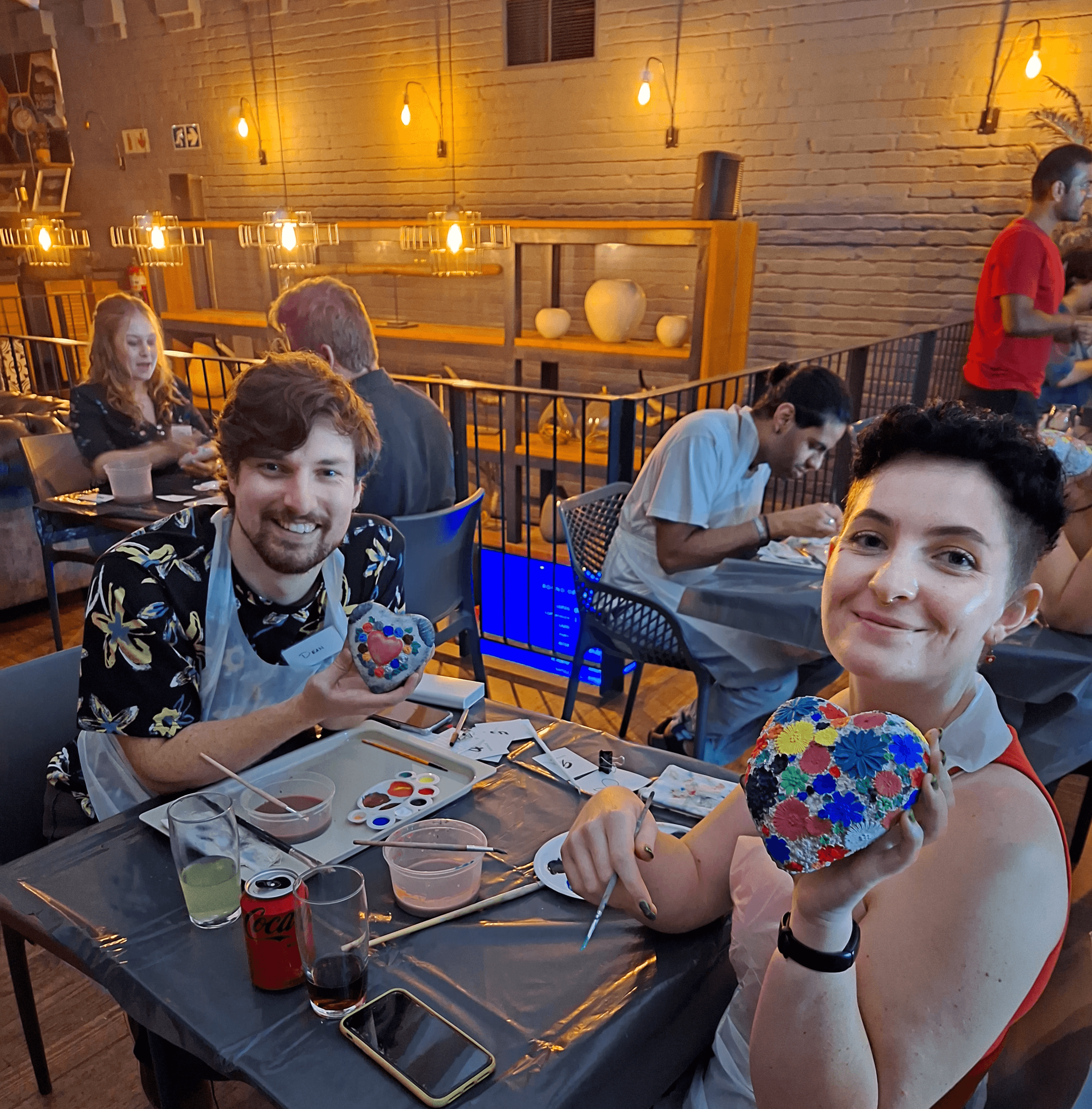 Two people smiling for a photo