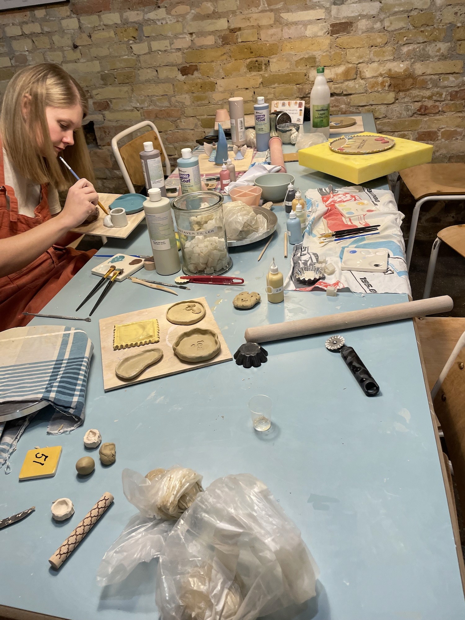 creative experince with clay