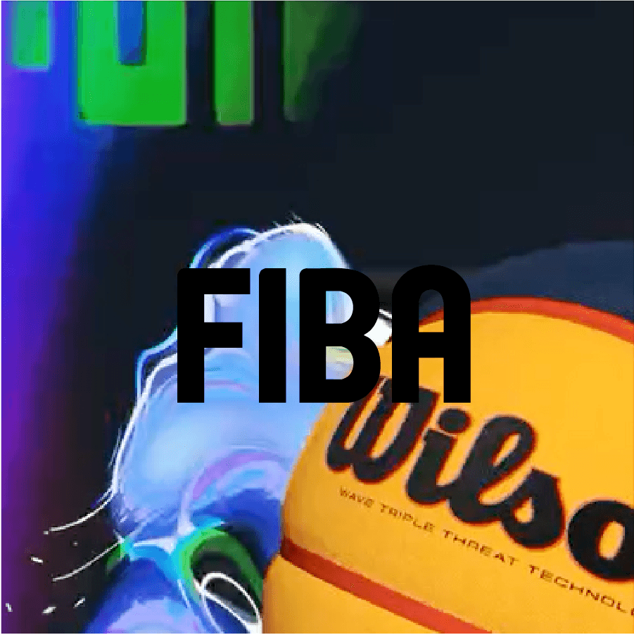 FIBA Logo with 3D Render