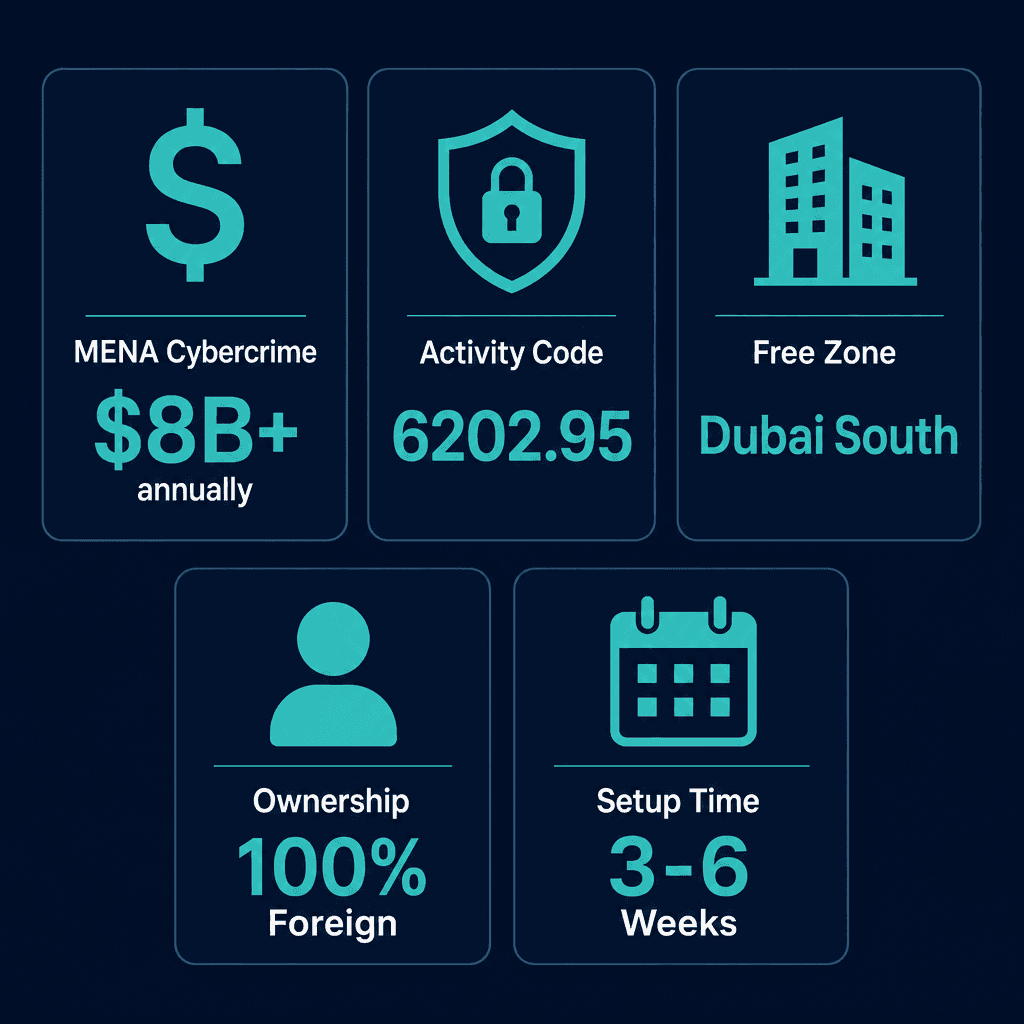 Infographic: Start a Auditing, Reviewing & Testing Cyber Risks Business in Dubai
