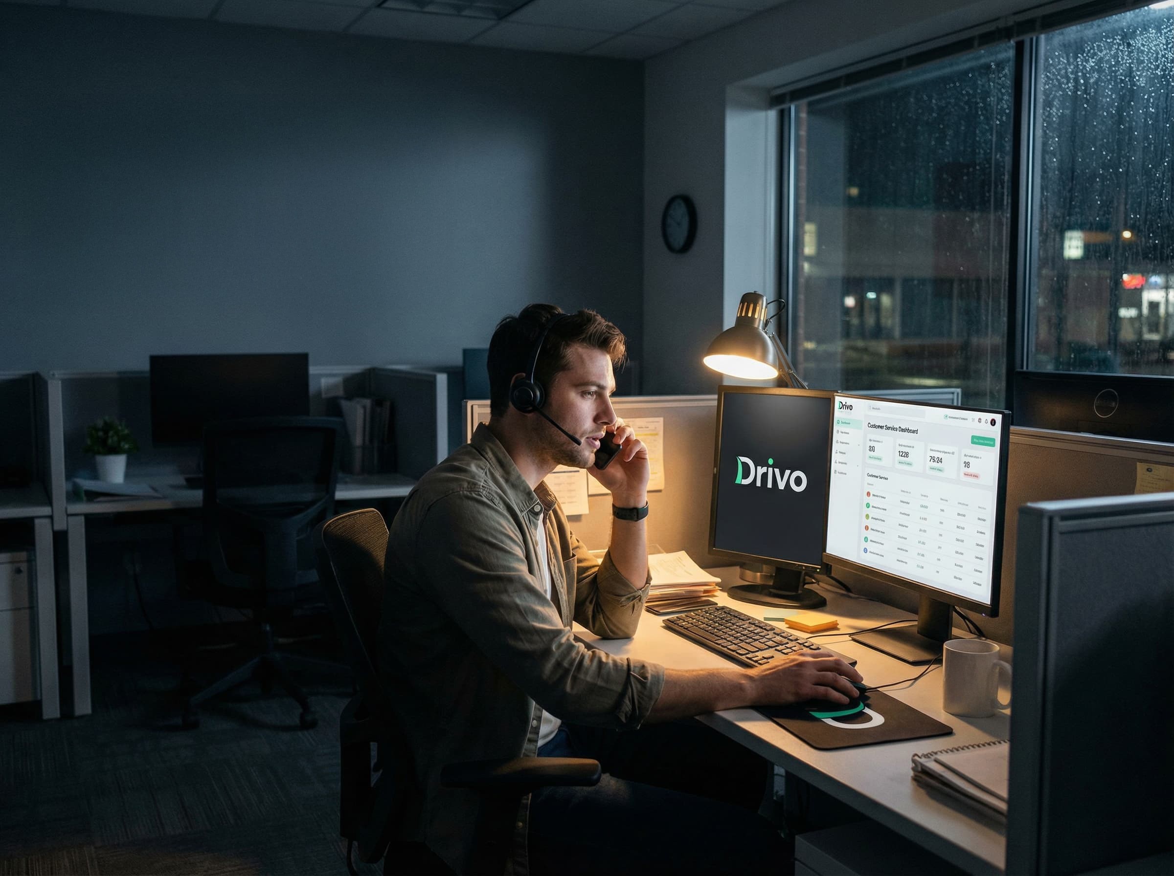 High-rise office building with sustainable design features