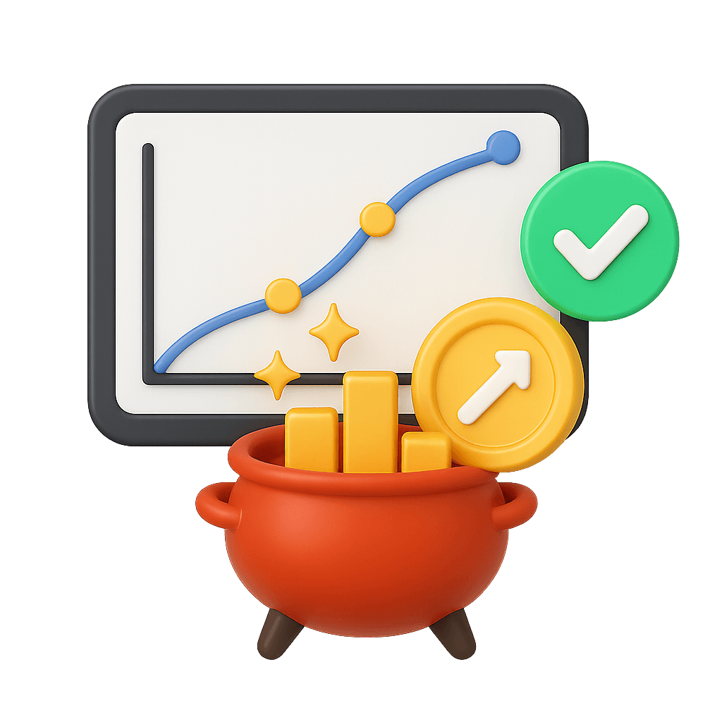 visual bonding curve