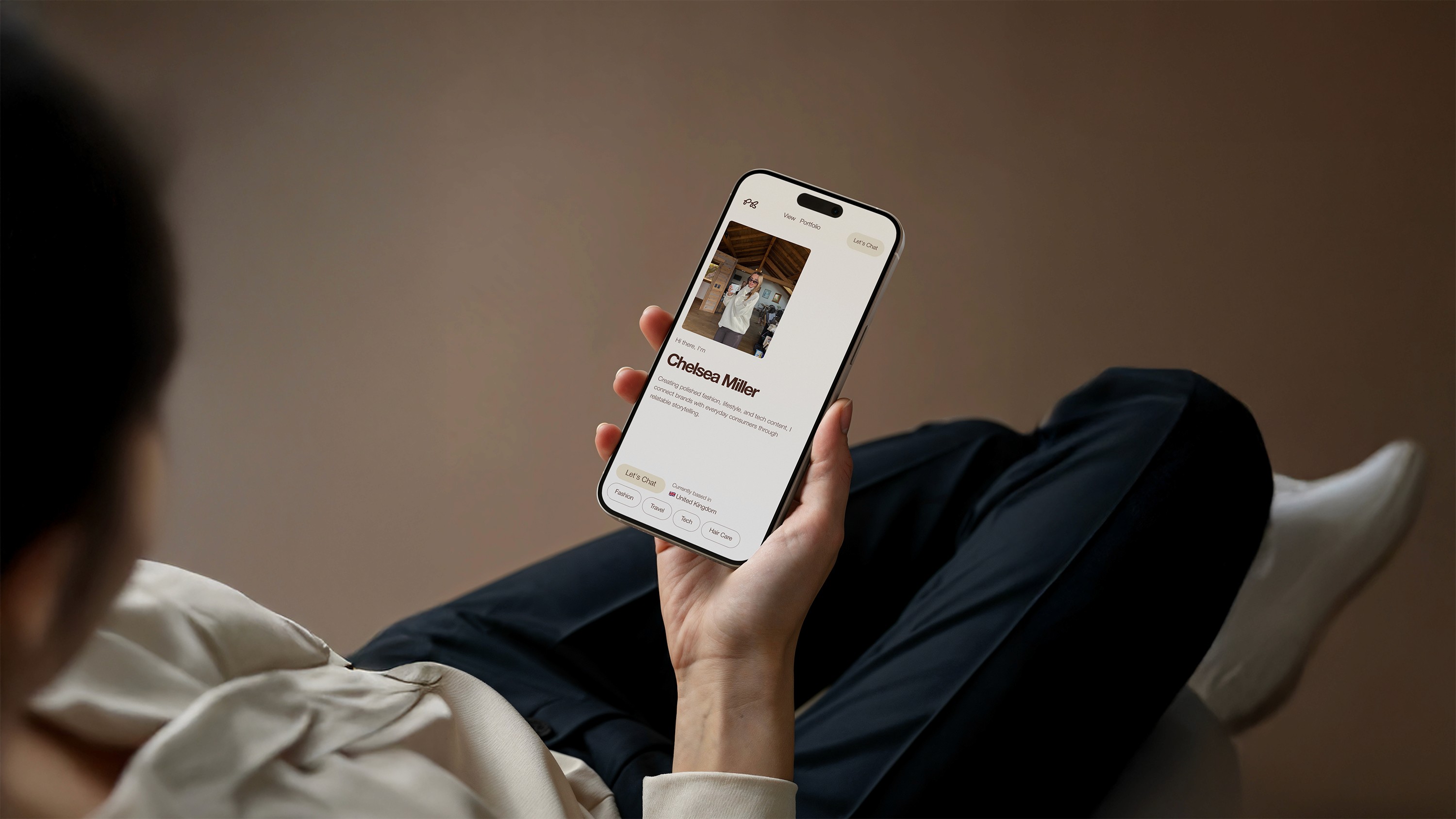 A mockup of Freelio's mobile app