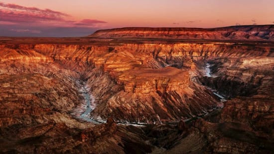 Gaze over the Fish River Canyon