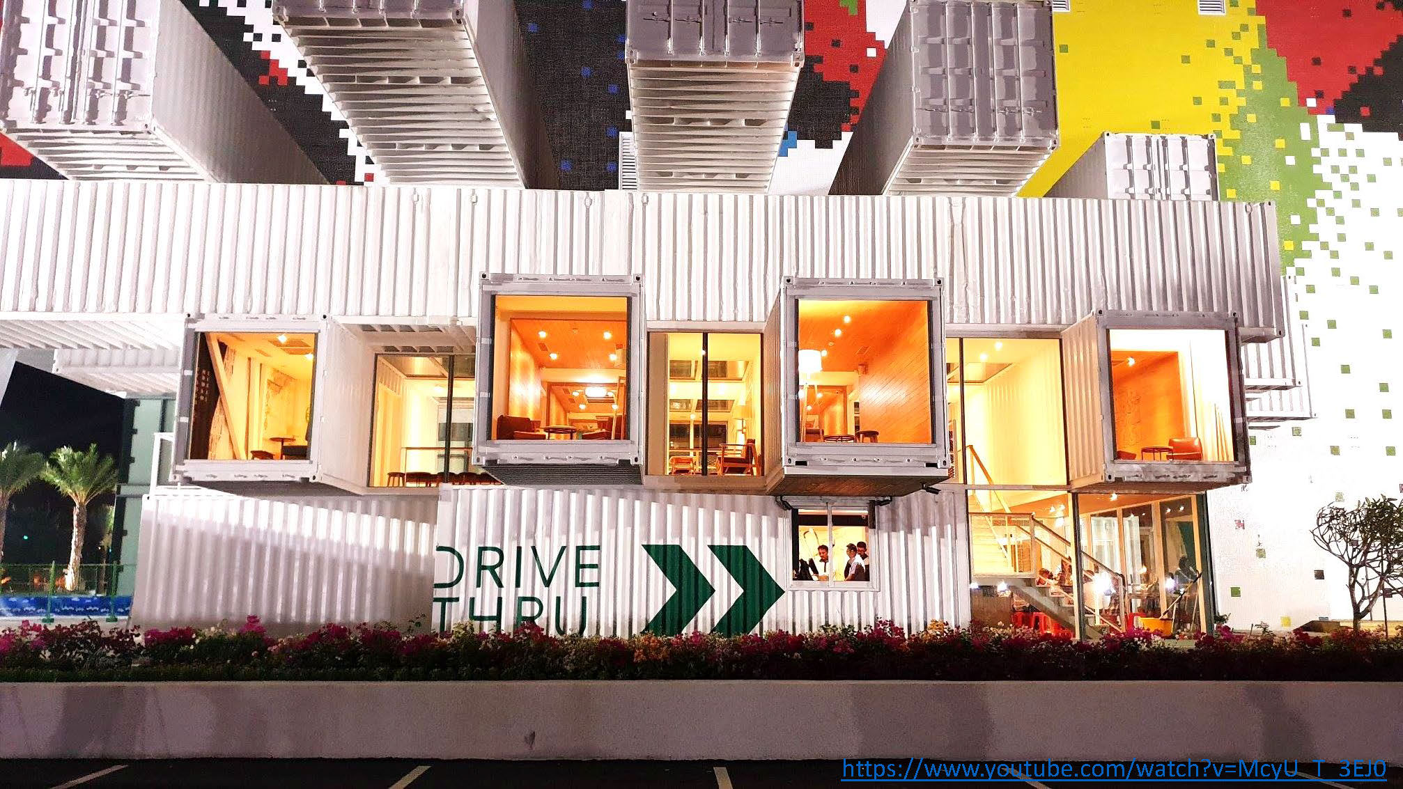 Night view from the exterior