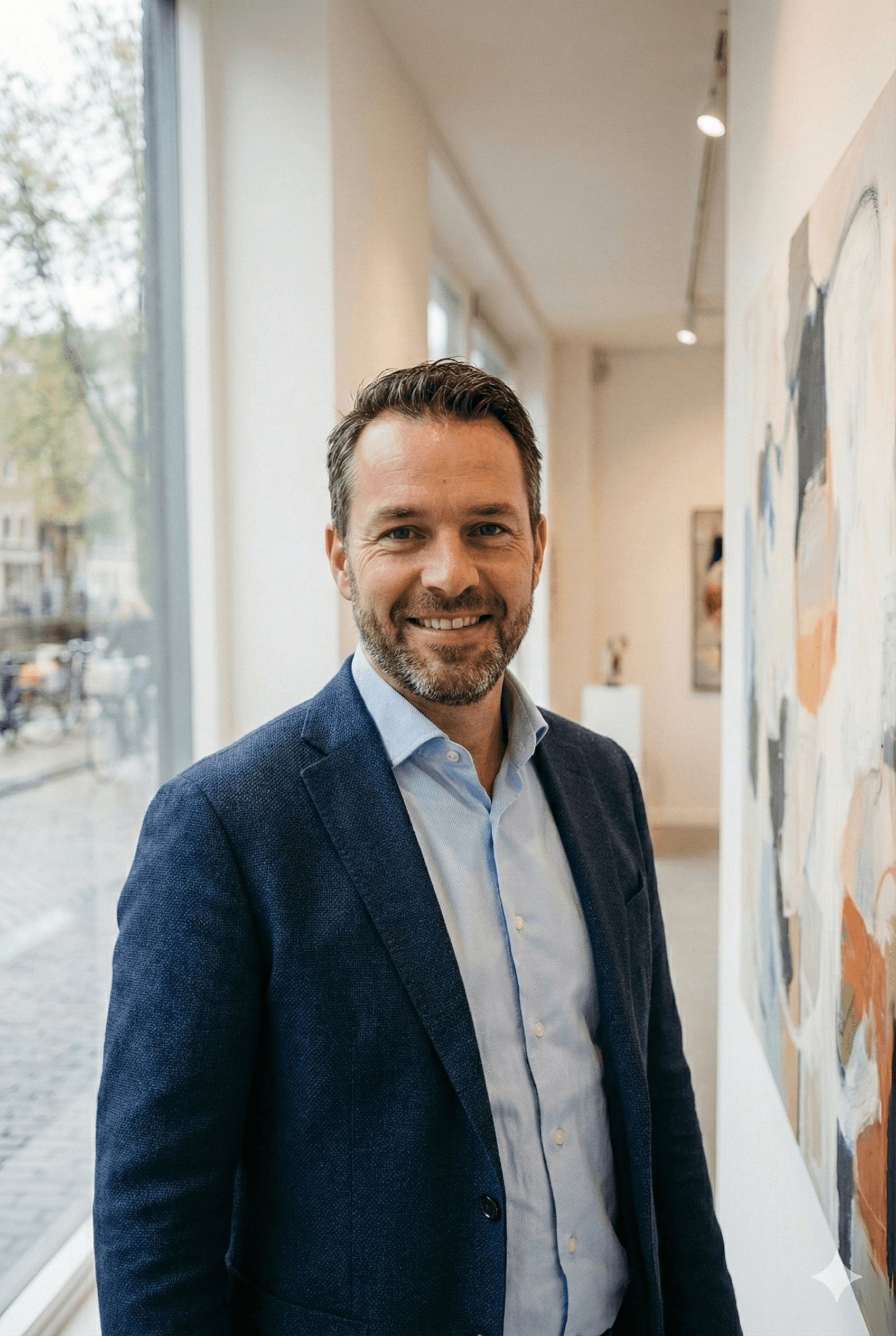 woman looking at camera