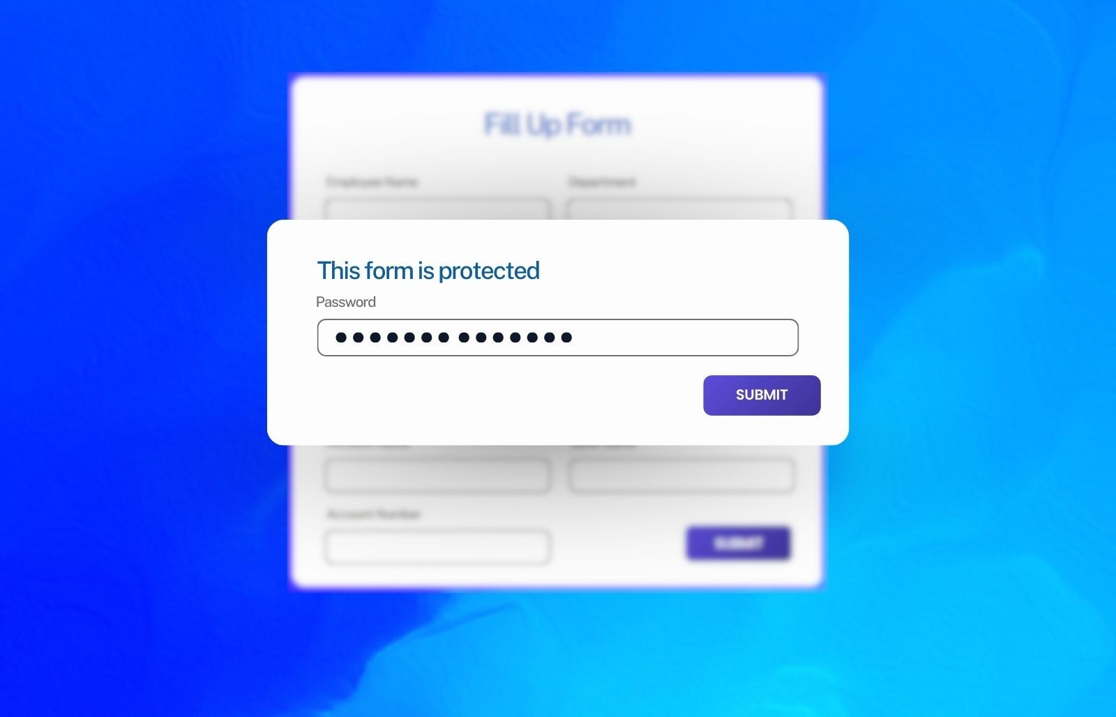 foundation of a secure web form