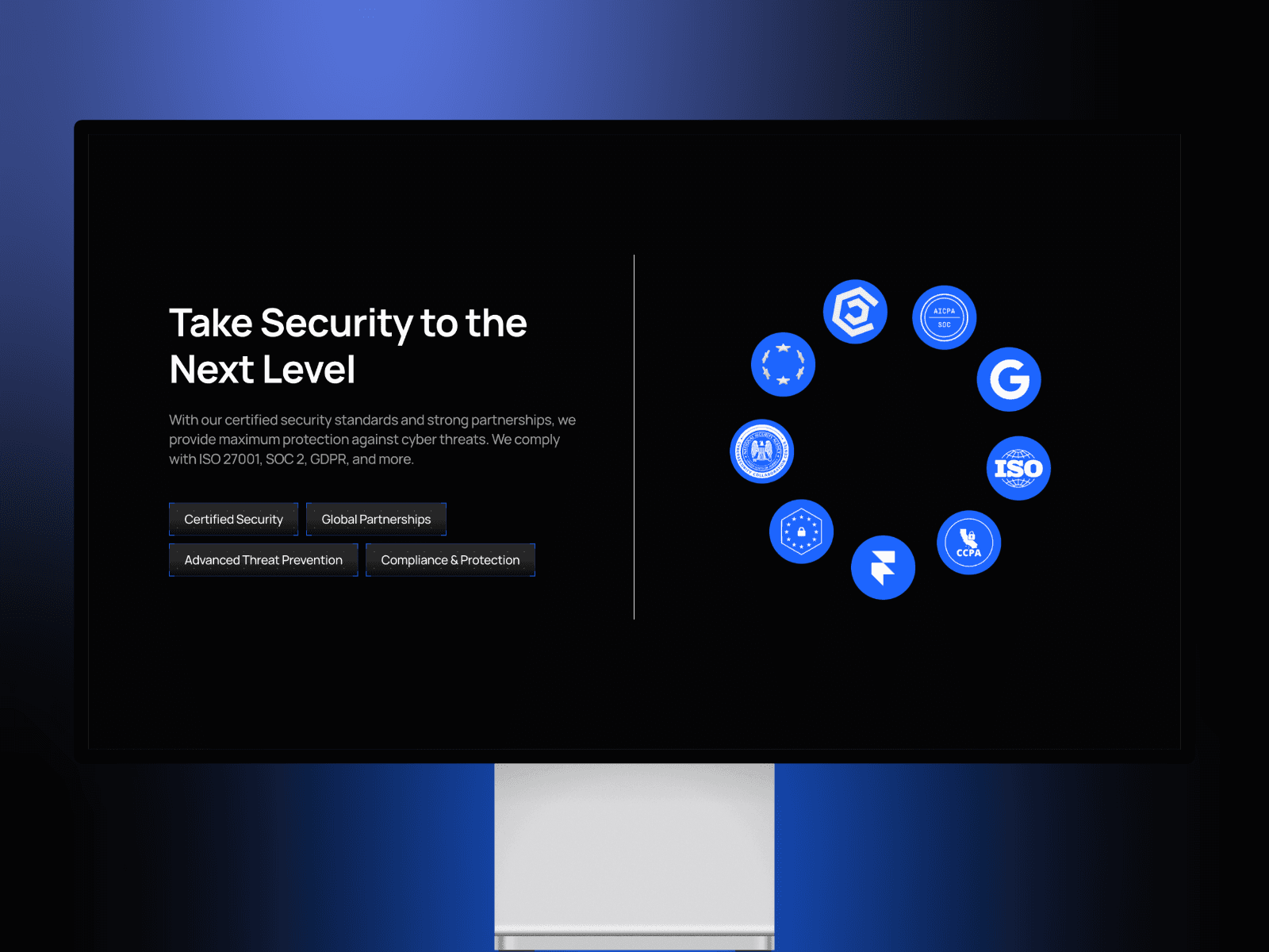 Framer Template CyberShade Mockup