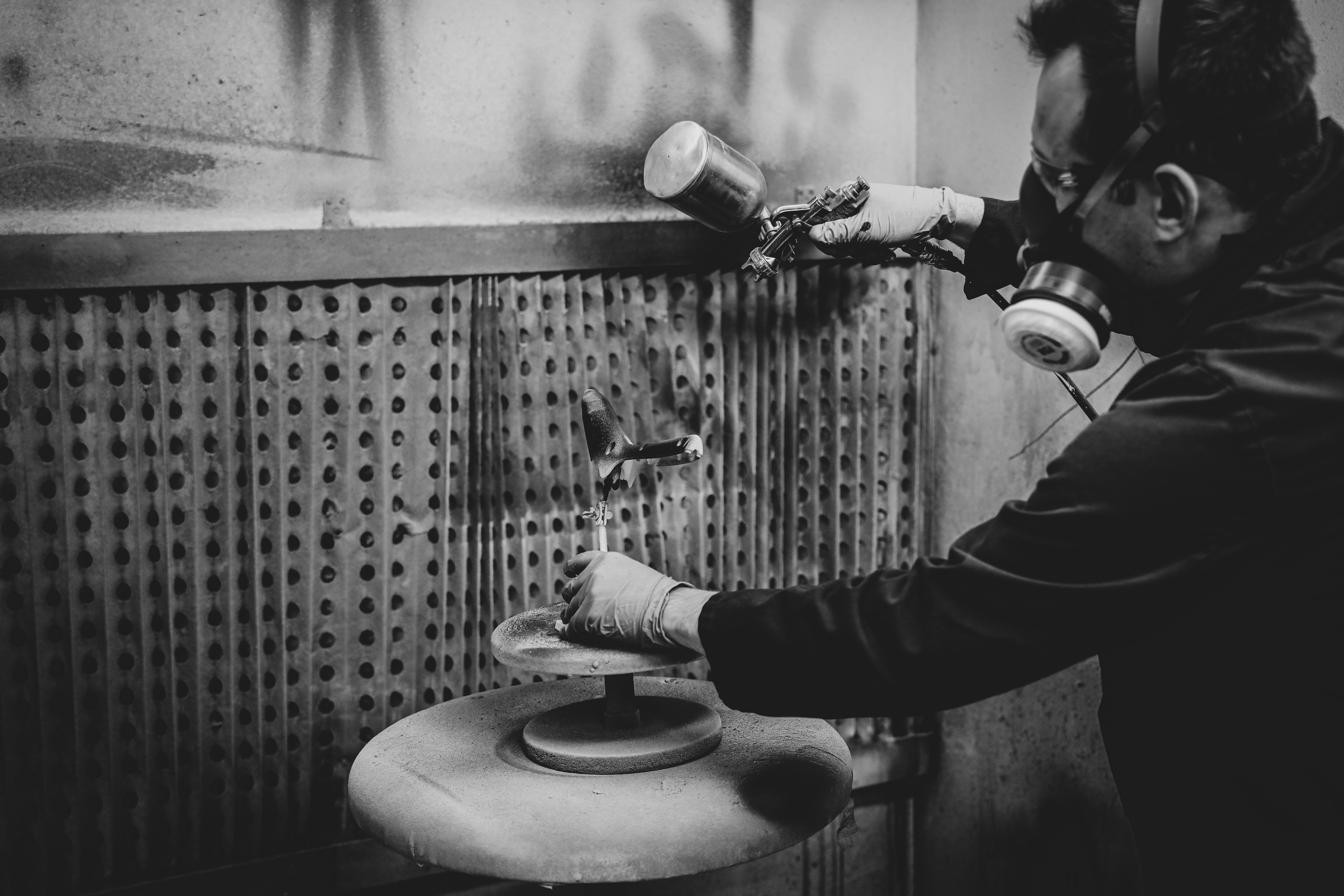 Batch.Works product catalogue book on a work top with a graphic printed image on the front