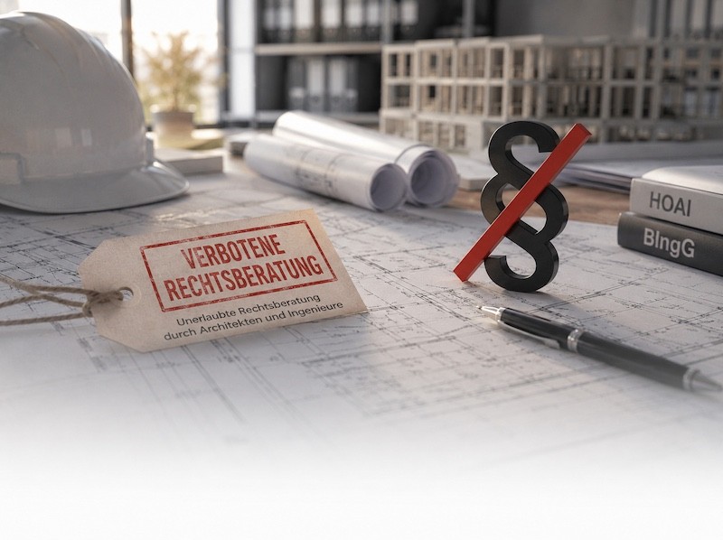 Verbotene Rechtsberatung durch Architekten und Ingenieure