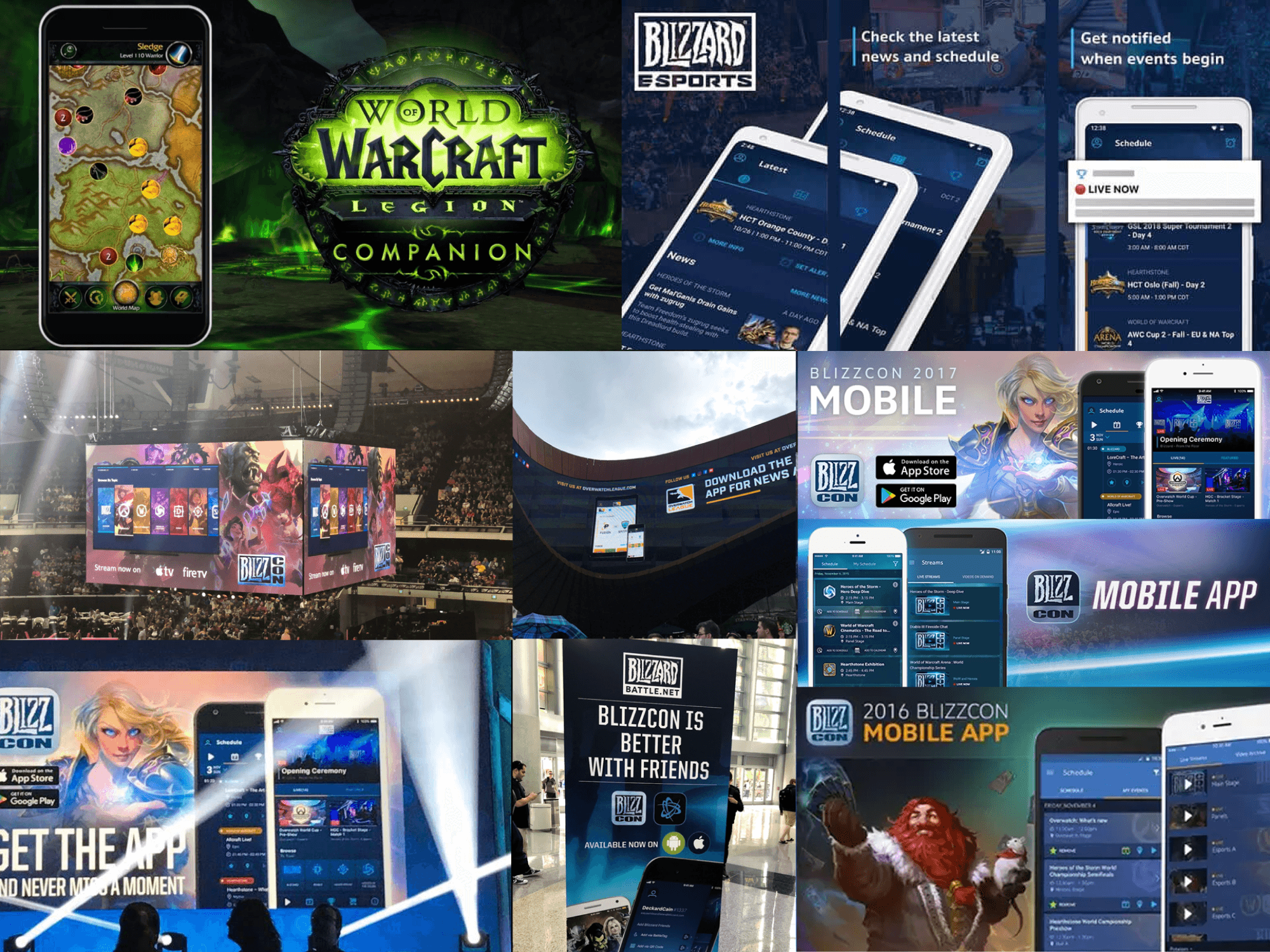 BlizzCon, World of Warcaft Legion and the Blizzard Esports Mobile App