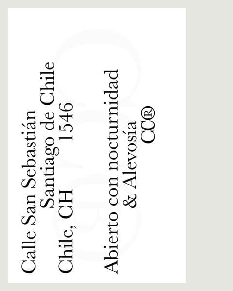 A layout text design on a paper for CCR's project.