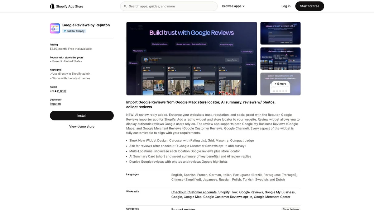 Top 7 Shopify Reviews App Picks for Boosting Sales in 2025 - Google Reviews by Reputon