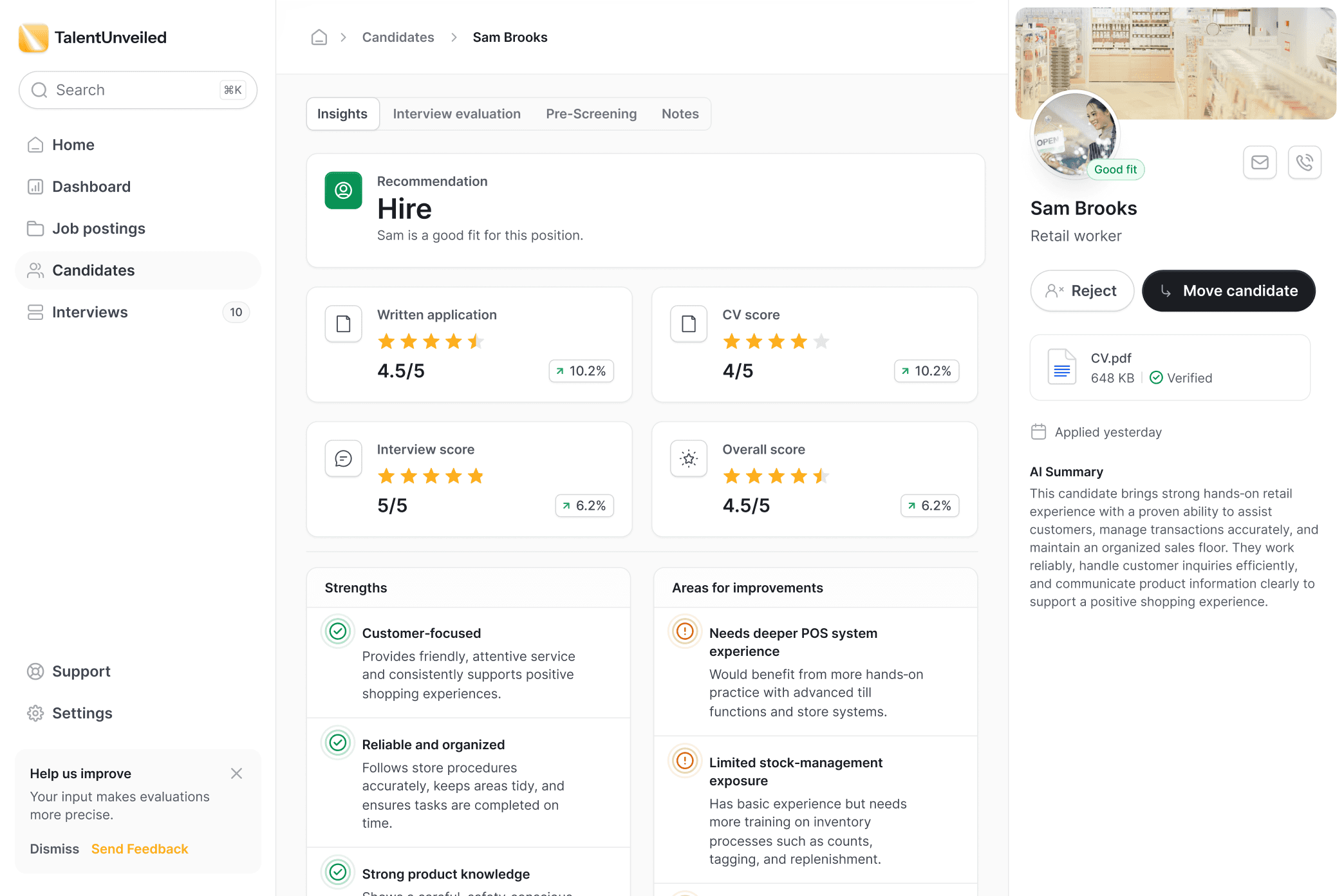An image of Dreelio's dashboard
